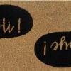 Doormat 60cm x 40cm - 'Hi! Bye!'