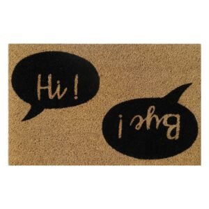 Doormat 60cm x 40cm - 'Hi! Bye!'