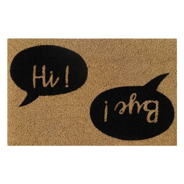 Doormat 60cm x 40cm - 'Hi! Bye!'
