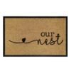 Doormat 60cm x 40cm – ‘our nest’ – outdoor indoor entrance door mat uk doormats free shipping 11