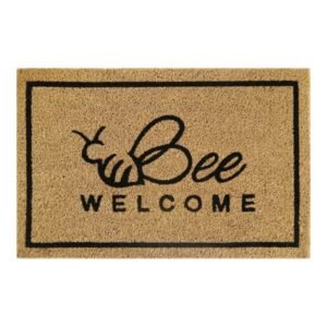 Doormat 60cm x 40cm - 'Bee Welcome'
