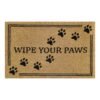 Doormat 60cm x 40cm – ‘wipe your paws’ – outdoor indoor entrance door mat uk doormats free shipping 11