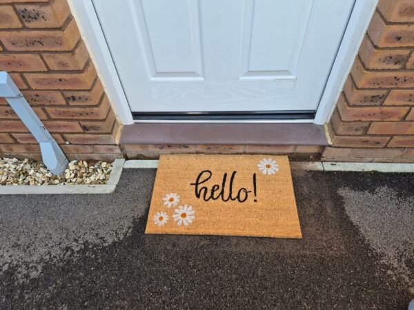 Doormat 60cm x 40cm - 'Hello!'