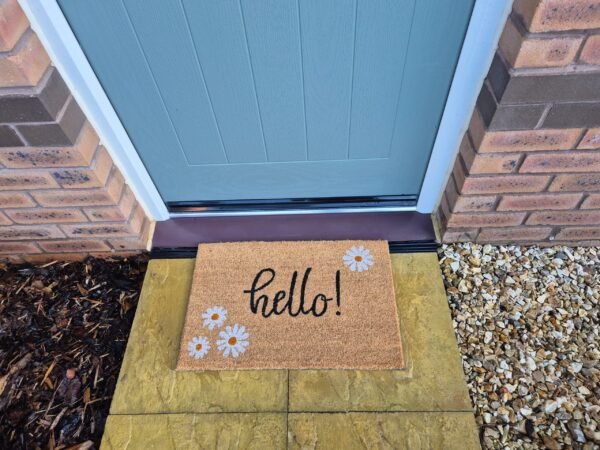 Doormat 60cm x 40cm - 'Hello!'
