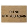 Doormat 60cm x 40cm - 'Oh No! Not You Again'