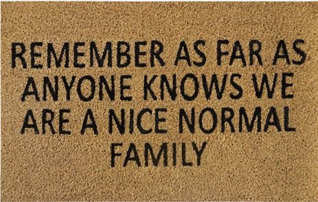 Doormat 60cm x 40cm – ‘remember as far as anyone knows we – outdoor indoor entrance door mat uk doormats free shipping 9