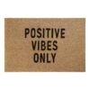 Doormat 60cm x 40cm – ‘positive vibes only’ – outdoor indoor entrance door mat uk doormats free shipping 11