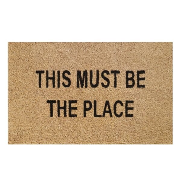 Doormat 60cm x 40cm - 'This Must Be The Place'