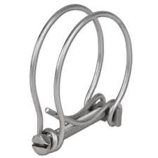 Double wire hose clamp galvanised 32mm-36mm – heavy duty pipe & hose fitting uk hose clips free shipping 9