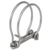 Double Wire Hose Clamp Galvanised 108mm-115mm Home & Garden Free Shipping 23