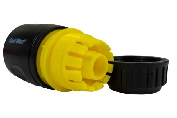 Female Hose Connector, 1/2″ or 5/8″ Hose, Yellow Home & Garden Free Shipping 9