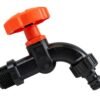 1/2″ BSPM Plastic Quick Connect Tap Black/Orange Home & Garden Free Shipping 19