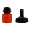 Female hose connector with male 13mm barb – click-fit garden hose connector uk garden hose fittings free shipping 23
