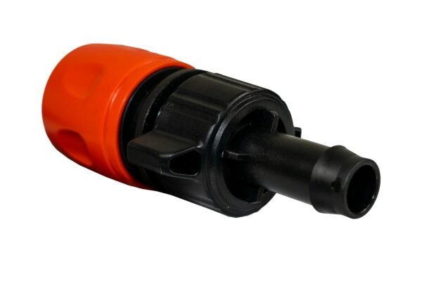 Female hose connector with male 13mm barb – click-fit garden hose connector uk garden hose fittings free shipping 9