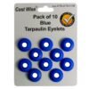 Tarp Eyelets Pack of 10 Blue New Arrivals Free Shipping 19