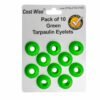 Tarp Eyelets Pack of 10 Green New Arrivals Free Shipping 23