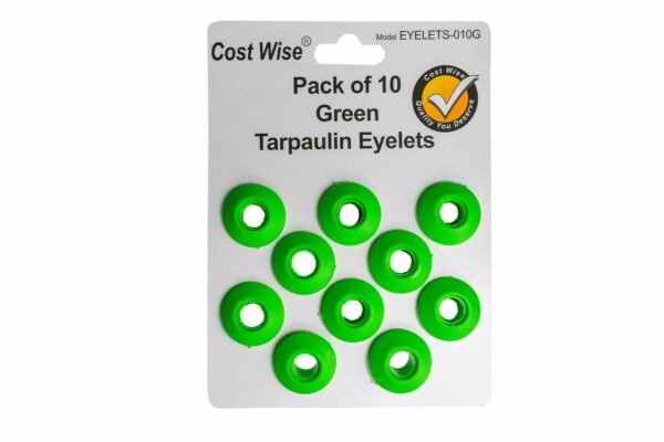 Tarp Eyelets Pack of 10 Green New Arrivals Free Shipping 5