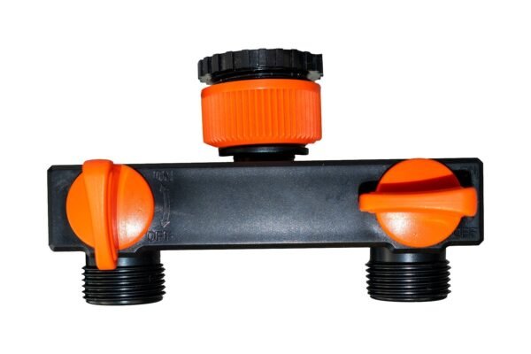 2 way tap splitter pp with valves and snap-on male – heavy duty outdoor garden tap uk garden hose connection set free shipping 11