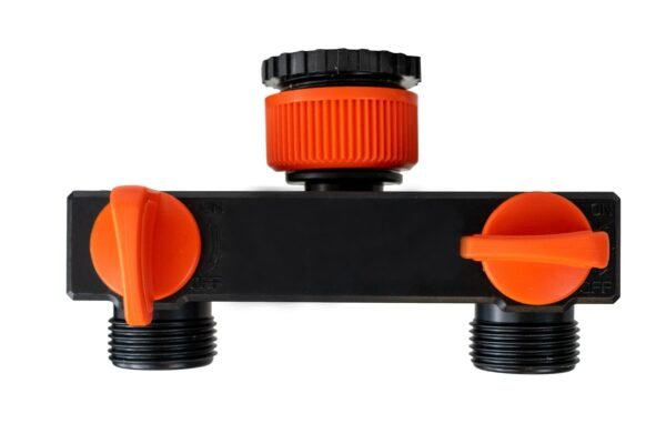 2 way tap splitter pp with valves and snap-on male – heavy duty outdoor garden tap uk garden hose connection set free shipping 13