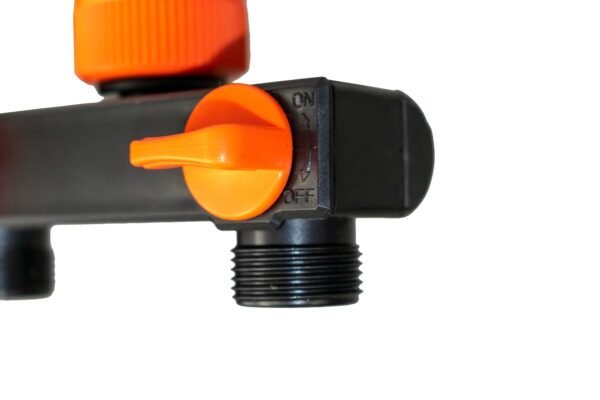 2 way tap splitter pp with valves and snap-on male – heavy duty outdoor garden tap uk garden hose connection set free shipping 15