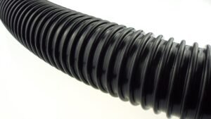 Corrugated Pipe 1" (25mm) with 2 x Double Wire Clips Set