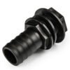 Tank Connector with Washer 3/4" BSPM & 1" Barb Outlet and