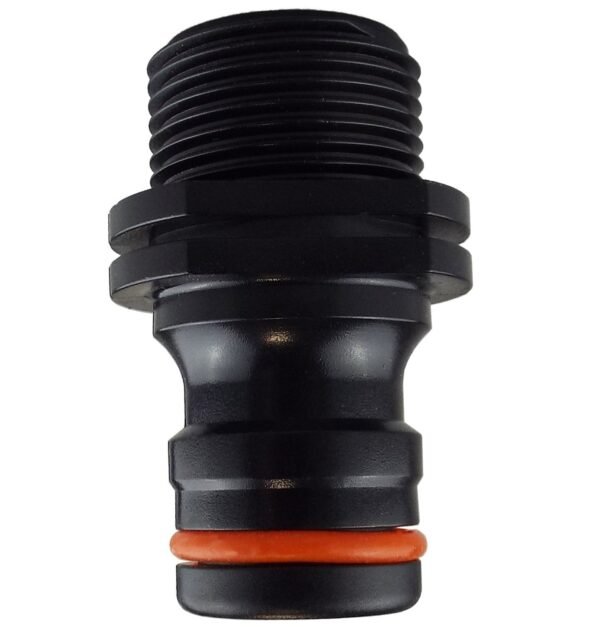 Male tap connector 3/4 inch bspm – max flo, black/orange kitchen tap connectors free shipping 11