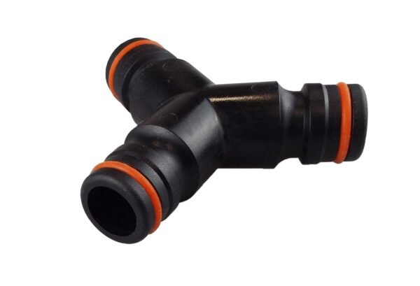 Three way splitter max flo, black/orange – heavy duty pipe & hose fitting uk fittings free shipping 9