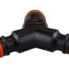 Three way max flo to standard snap on, black/orange – heavy duty pipe & hose fitting uk fittings free shipping 17