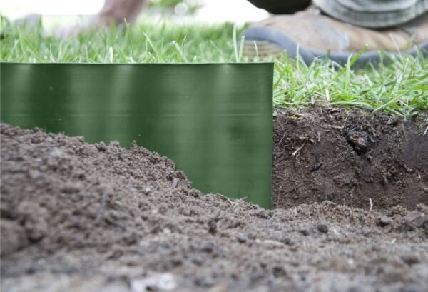 Wavy plastic garden lawn edging, h=10cm, l=9m, green – plastic lawn edging border uk plastic lawn edging free shipping 5