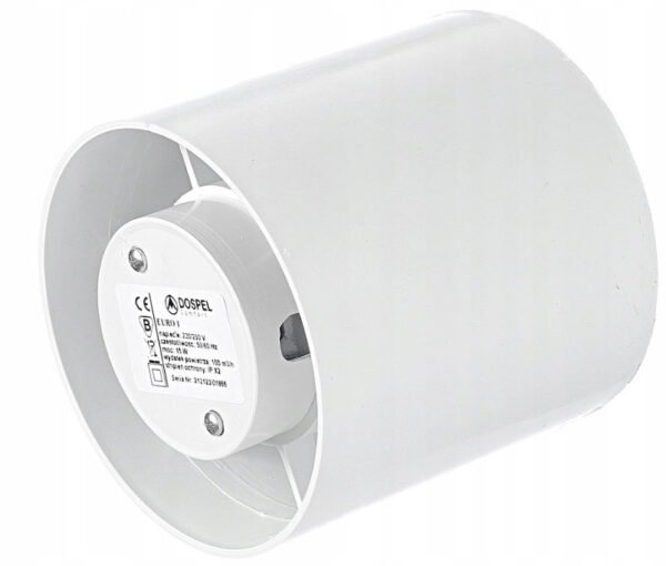 Euro 2 In Line Bathroom Fan 120mm