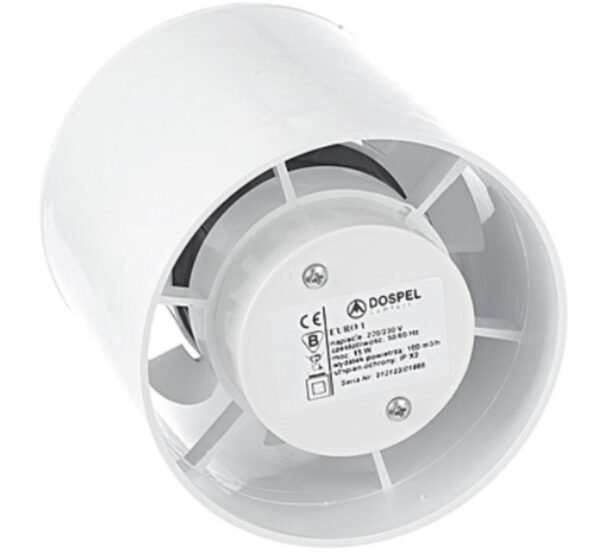 Euro 3 In Line Bathroom Fan 150mm