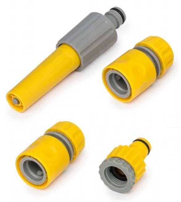 Hose Connectors Set With Nozzle Yellow Garden Hose Connection Set Free Shipping 7