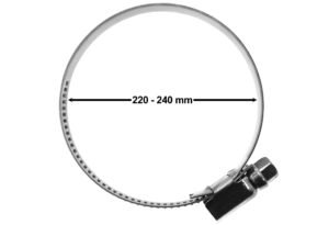 A2 Hose Clip 220mm-240mm Hose Clips Free Shipping