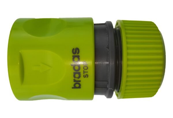 Female Hose Connector With Stop, 1/2″ or 5/8″ Hose, Lime Home & Garden Free Shipping 7