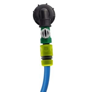 IBC 2” S60X6 Cap with Elbow Fitting, Quick Connector, Valve – Heavy Duty Pipe & Hose Fitting UK IBC Tanks Fittings Free Shipping