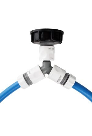 IBC 2” S60X6 Cap with ¾” BSP Threaded Hose Connector, Three – Heavy Duty Pipe & Hose Fitting UK IBC Tanks Fittings Free Shipping