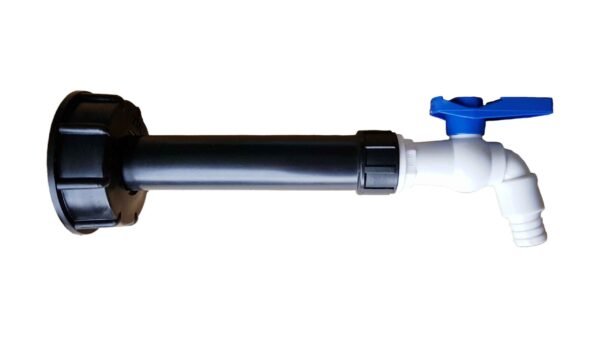 Ibc 2″ s60x6 cap with filter extension and white blue – heavy duty pipe & hose fitting uk ibc tanks fittings free shipping 7
