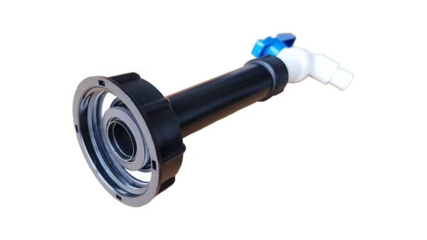 Ibc 2″ s60x6 cap with filter extension and white blue – heavy duty pipe & hose fitting uk ibc tanks fittings free shipping 9