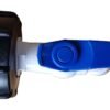 Ibc 2” s60x6 cap with white blue plastic tap – heavy duty pipe & hose fitting uk ibc tanks fittings free shipping 27