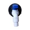 Ibc 2” s60x6 cap with white blue plastic tap – heavy duty pipe & hose fitting uk ibc tanks fittings free shipping 31