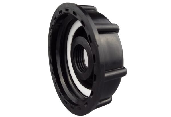 End cap for ibc tank with built-in 1/2″ bspf thread – heavy duty pipe & hose fitting uk ibc tanks fittings free shipping 19