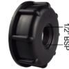 End cap for ibc tank with built-in 1/2″ bspf thread – heavy duty pipe & hose fitting uk ibc tanks fittings free shipping 33