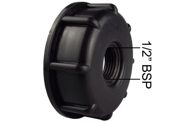 End cap for ibc tank with built-in 1/2″ bspf thread – heavy duty pipe & hose fitting uk ibc tanks fittings free shipping 13
