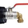 Ibc 2” s60x6 cap with lever valve and brass compression – heavy duty pipe & hose fitting uk ibc tanks fittings free shipping 23