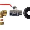 Ibc 2” s60x6 cap with bspm-f lever valve and brass – heavy duty pipe & hose fitting uk