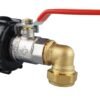Ibc 2” s60x6 cap with lever valve and brass compression – heavy duty pipe & hose fitting uk ibc tanks fittings free shipping 27