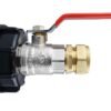 Ibc 2” s60x6 cap with lever valve and brass compression – heavy duty pipe & hose fitting uk ibc tanks fittings free shipping 27
