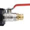 Ibc 2” s60x6 cap with lever valve and brass compression – heavy duty pipe & hose fitting uk ibc tanks fittings free shipping 35
