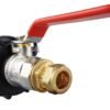 Ibc 2” s60x6 cap with bsp female lever valve and brass – heavy duty pipe & hose fitting uk ibc tanks fittings free shipping 23